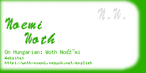 noemi woth business card